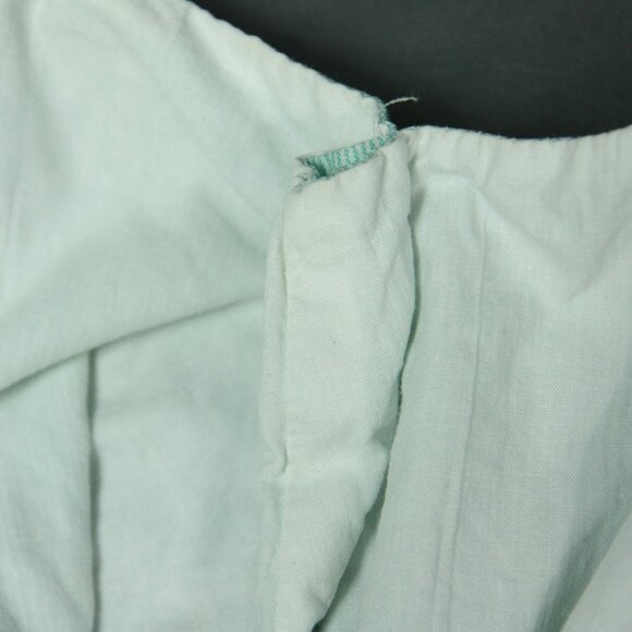 Vintage Laura Adams Back Button Open Back Sleeveless Sundress Tank Dress 1980s - Picture 11 of 12